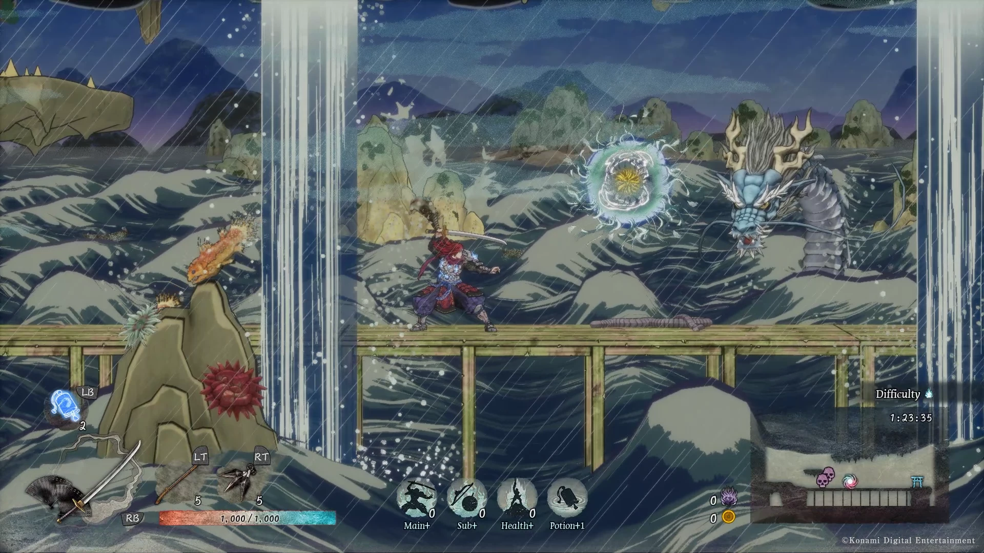 Lojë Konami GetsuFumaDen: Undying Moon për Nintendo Switch