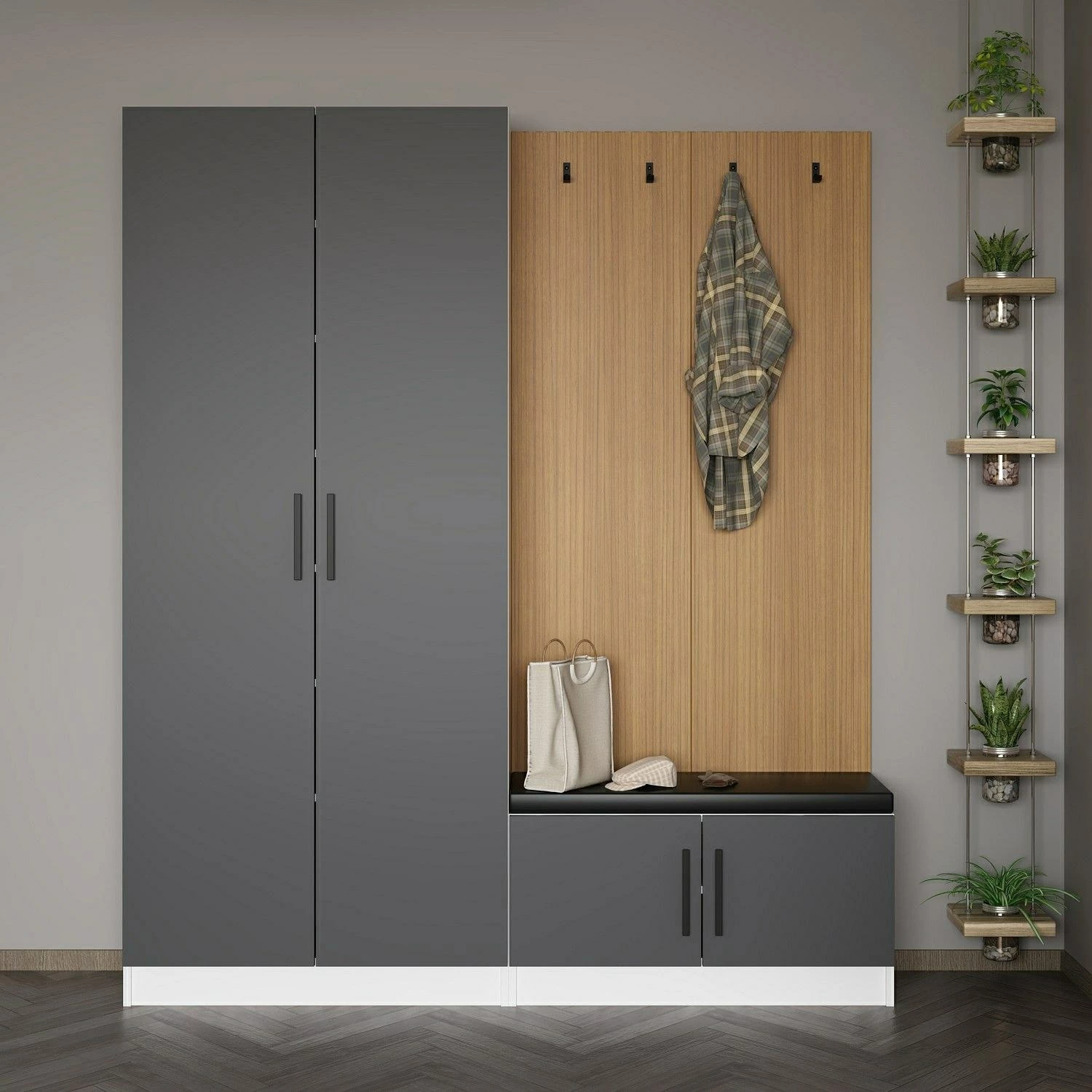Stendë për korridor Skye Decor, Noah - 8295, anthracite