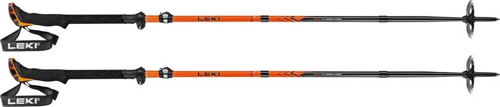 Shtaga trekking LEKI Sherpa FX Carbon Strong, 120-140 cm, Portokalli