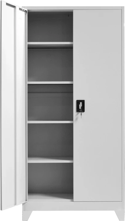 Dollap metalik ngjyrë gri e hapur 90x40x190cm