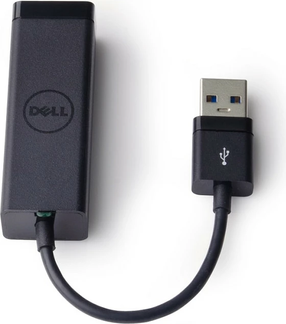 Adapter rrjeti USB në Ethernet Dell 470-ABBT, Gigabit 1000 Mbps, USB 3.2 Gen 1, i zi
