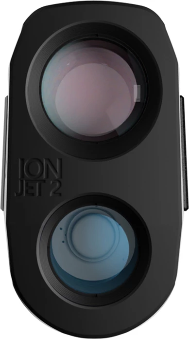 Binokël gjuetie me distancues lazer Mileseey IONJET2, 1829 m, ±0.46 m, OLED, USB-C, bateri 450 mAh, i zi, set me çantë waterproof