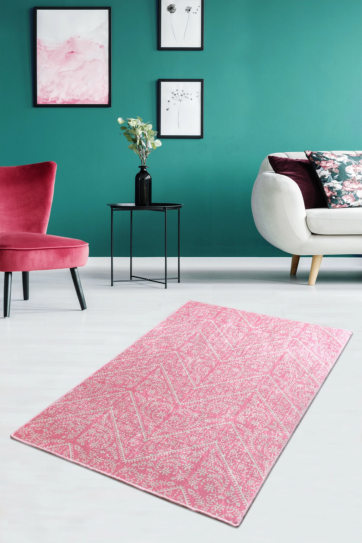 Qilim për korridor, Hypnose Conceptum Maggie, rozë, 60x140cm