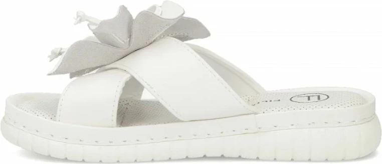 Pantofla lëkure për femra Filippo DK7762, të bardha