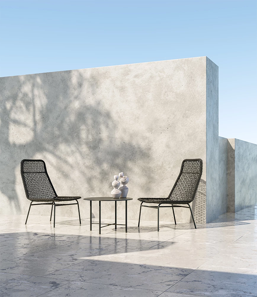 Vazo dekorative OVOCIE 1, polirezine, e bardhë-kafe, 14x12x28cm