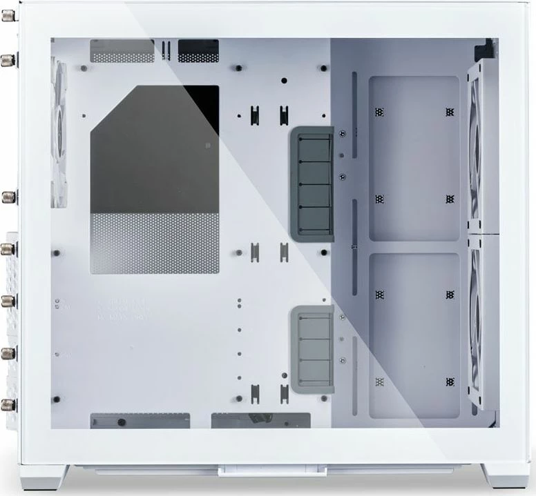Kasë Lian Li O11 Air Mini Midi Tower ATX/E-ATX me xham të temperuar USB-C e bardhë