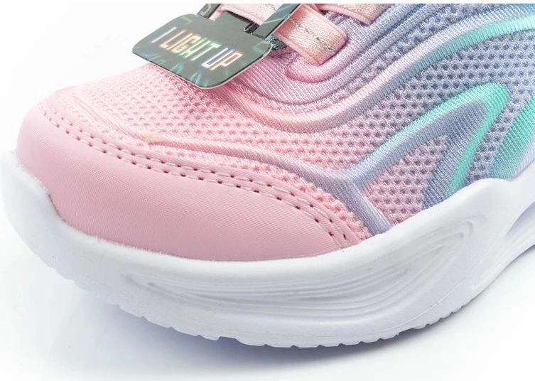 Atlete për fëmijë Skechers S Lights Sola Glow Color Breeze, turkuaz