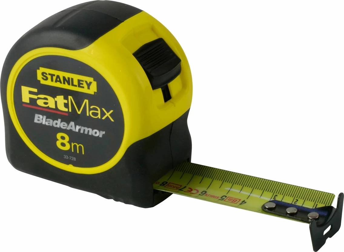 Metër matës Stanley FatMax 0-33-728 8 m/32 mm, verdhë/zi