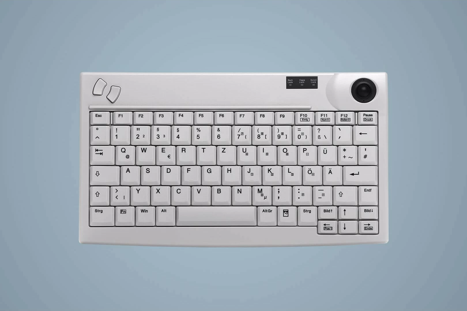 Tastierë mekanike Cherry AK-440, Tenkeyless, Wired, USB, QWERTZ, e bardhë