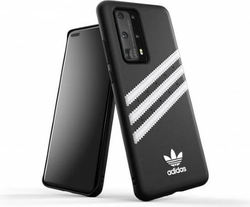 Mbështjellës Adidas OR Molded për Huawei P40, i zi dhe i bardhë