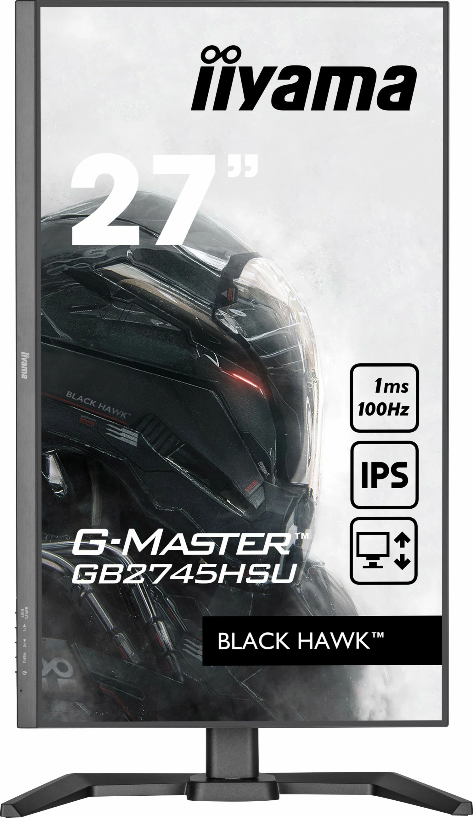 Monitor iiyama G-MASTER GB2745HSU-B2, 27", Full HD, IPS, 1ms, 100Hz, zi