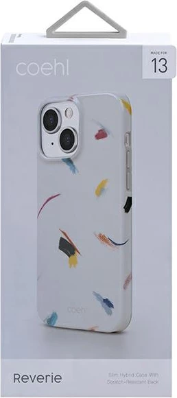 Mbështjellës UNIQ Coehl Reverie për iPhone 13, gri e çelët