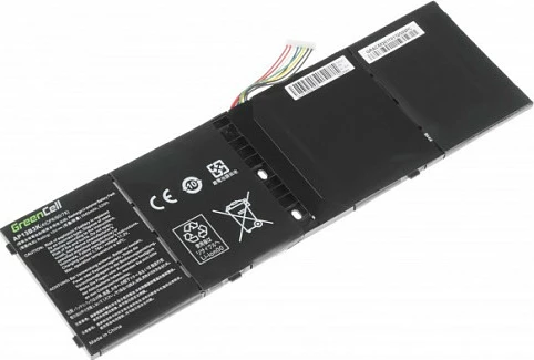 Bateri laptopi Green Cell për Acer Aspire ES1-511/V5-552/V5-552P/V5-552PG/V5-572/V5-572P/V5-573G/V5-573P, LiPo 3500mAh 15V, e zezë