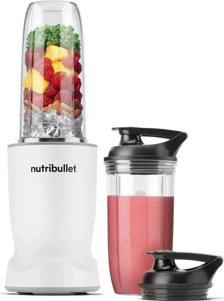 Blender Nutribullet NBT1006MW, 1000W, 2 gota Tritan, bardhë mat
