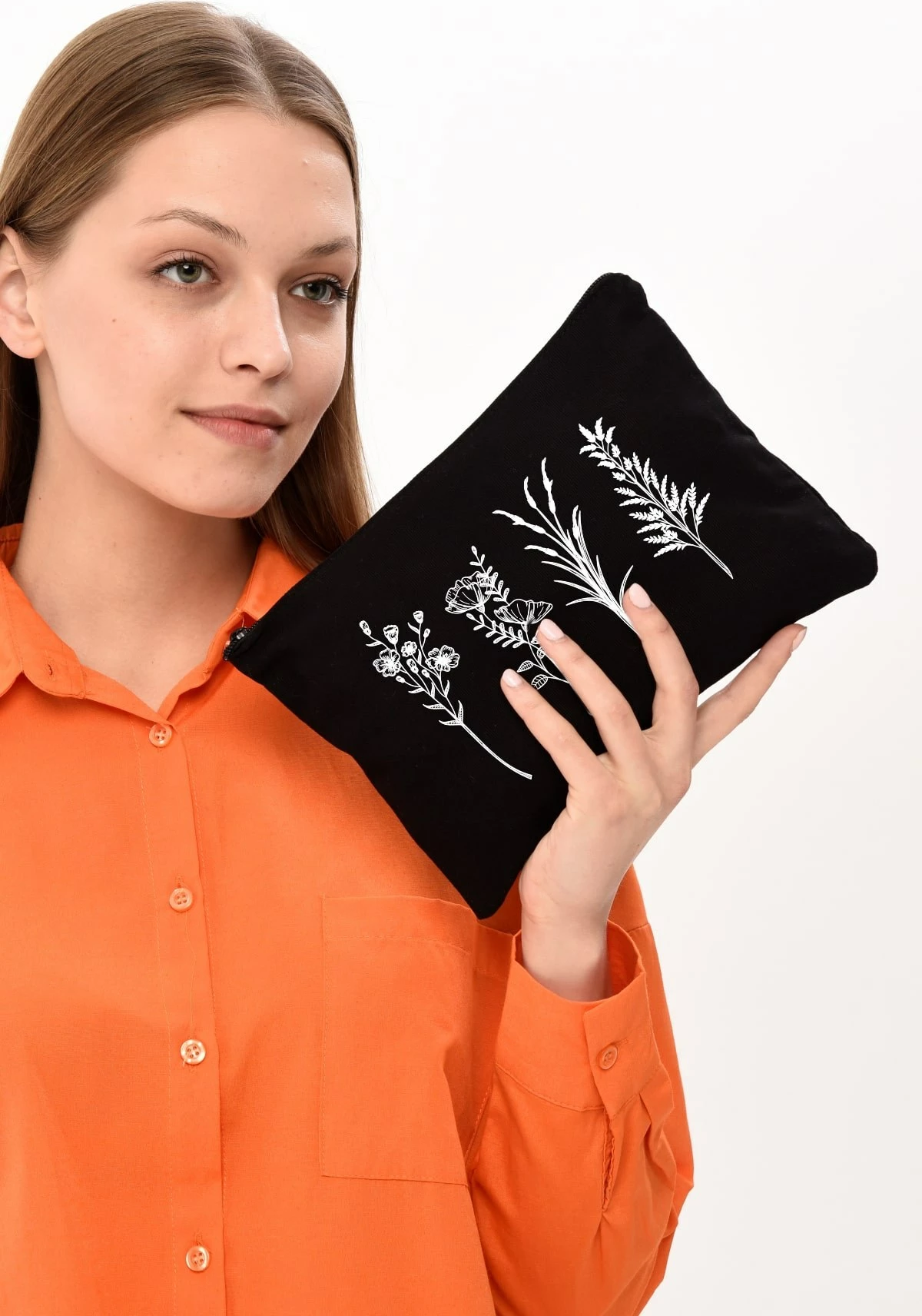 Qese për make-up Zoozie Bags, 1703, e zezë, 25x18cm