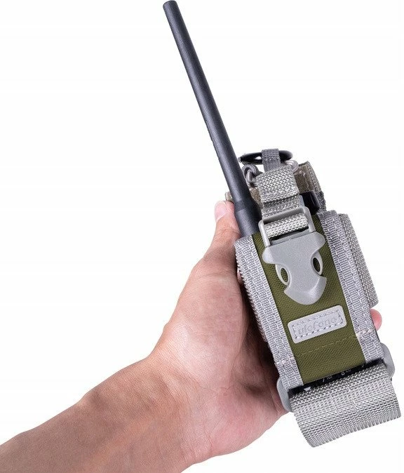 Mbajtëse telefoni Ulefone Armor Molle Holster UF-UAN07, universale e rregullueshme me Molle, gri