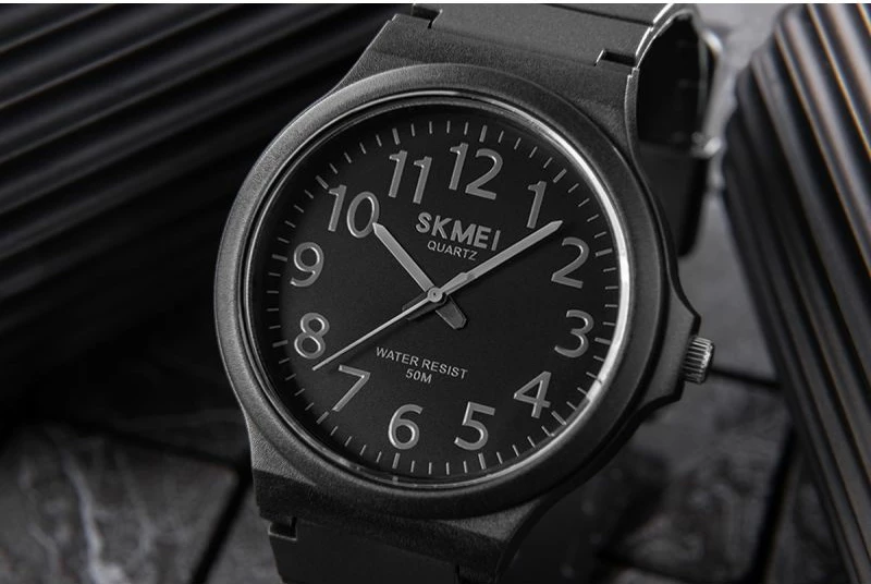 Orë dore për meshkuj Skmei, e zezë