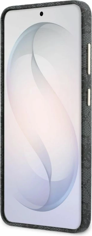 Kapak telefoni Guess 4G Triangle Logo për Samsung Galaxy S26, i zi