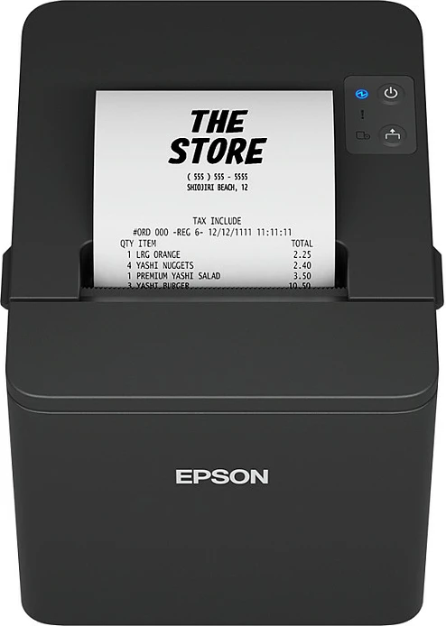 Printer termik Epson TM-T20IV, USB/RS232, 203 dpi, prerës automatik, i zi
