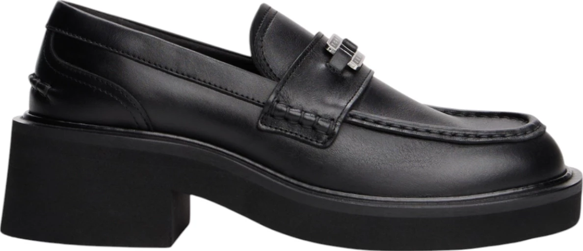 Këpucë loafers me take për femra Tommy Hilfiger Jeans TJW Chunky Heel Loaf EN0EN02789, të zeza [Madhësia: 39]