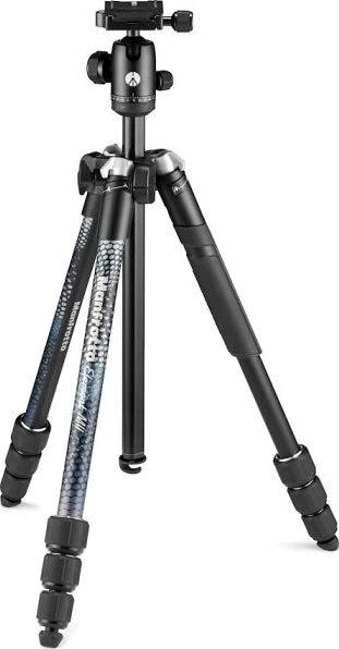 Tripod fotografik Manfrotto Element MII MKELMII4BK-BH 160cm 8kg alumin, i zi