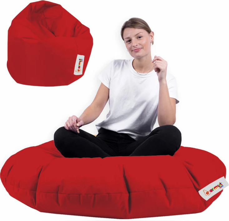 Jastëk i madh për kopsht, ngjyrë e kuqe, Iyzi 100, Atelier del Sofa