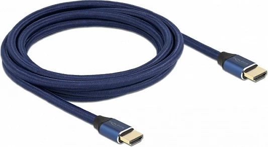 Kabllo HDMI DeLOCK Ultra High Speed 3 m, 48 Gbps, 8K@60Hz, eARC, blu