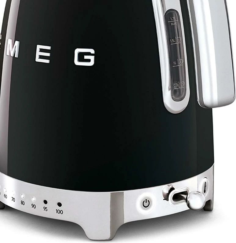 Çajnik elektrik SMEG KLF04BLEU, rregullim temperature, i zi