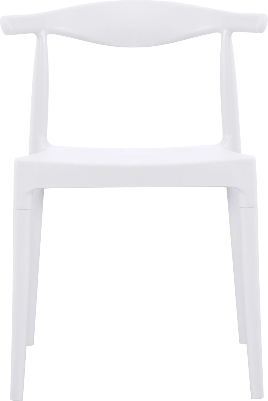 Karrige për jashtë ALOR FH6624.01, polipropilen e bardhë, set prej 4 copë, 47x55x74.5cm