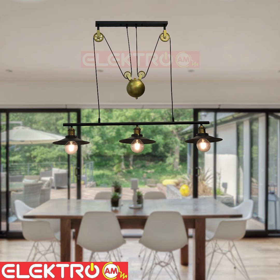 Abazhur klasik 3 llampa