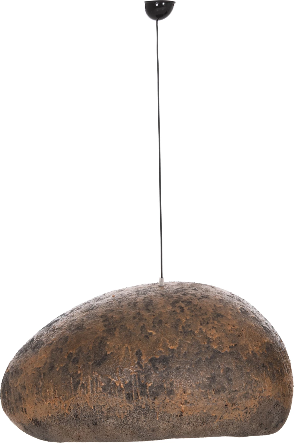 Llambë tavani varëse STONER (L), pamje guri, kafe/gri, FH4419.03, 73x55x40cm