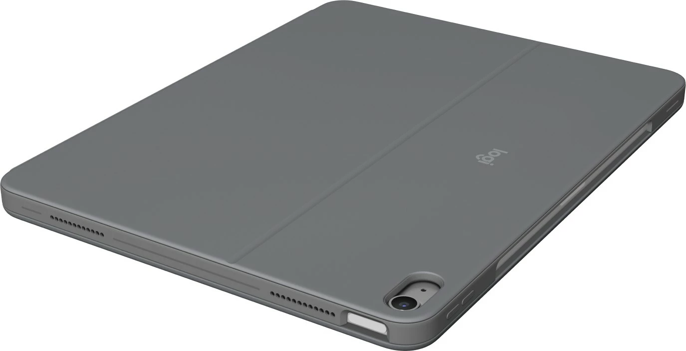 Mbështjellës me tastierë Logitech Combo Touch, QWERTY, US International, Trackpad, Gri
