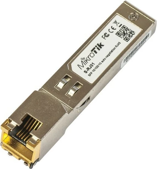 Modul Ethernet MikroTik S-RJ01, Gigabit Ethernet, 1.25 Gbit/s