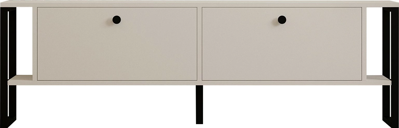 Komodë TV Skye Decor, ahu-bardhë