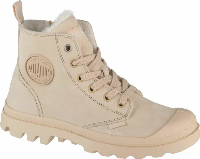 Këpucë Palladium femra, bezhë