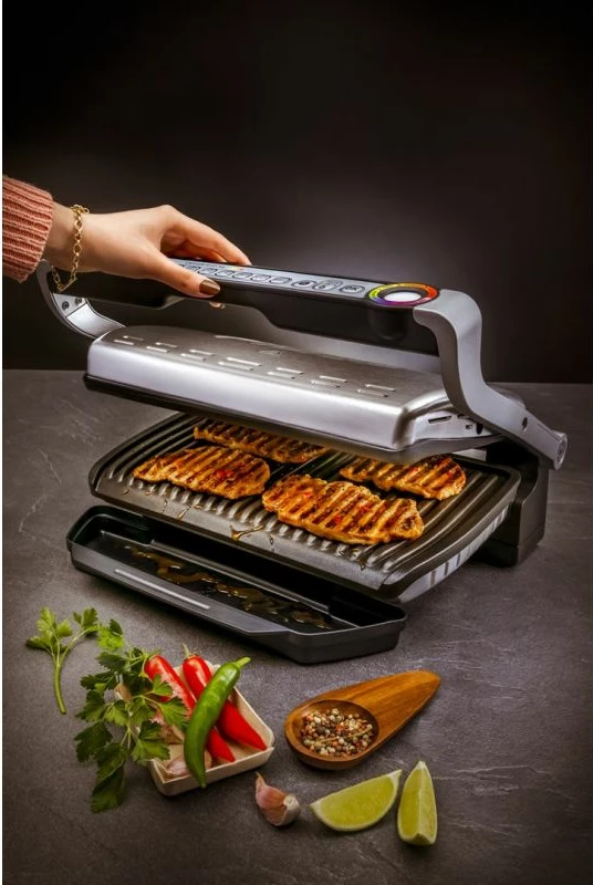 Grill elektrik Tefal Optigrill+ XL GC724D, zi/metalik