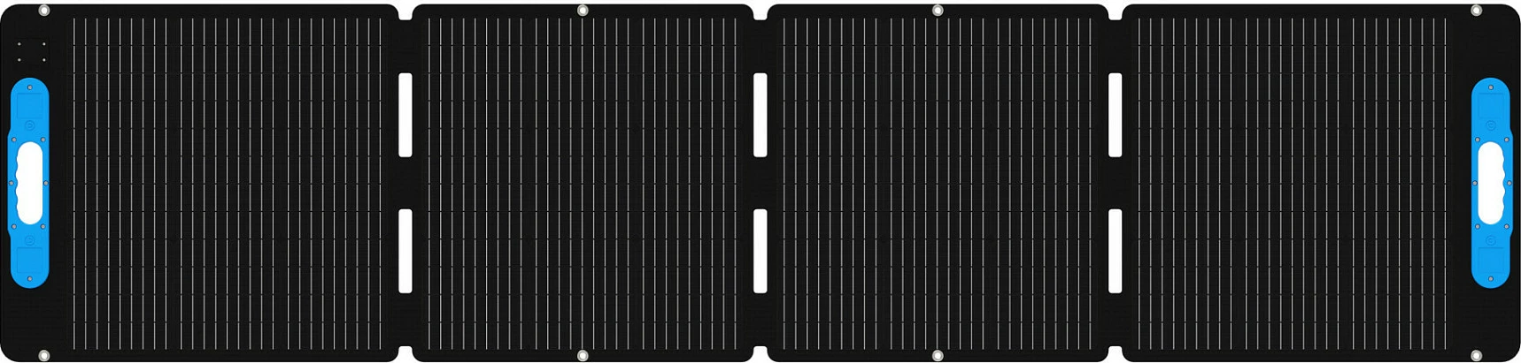 Panel solar RealPower SP-200E, 200W, 4 panele i palosshëm, Anderson + DC, zi/kaltër