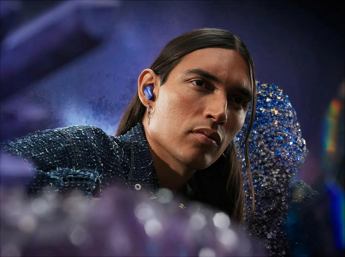Kufje Bose QuietComfort Ultra, wireless, noise canceling, USB-C, IPX4, Midnight Violet
