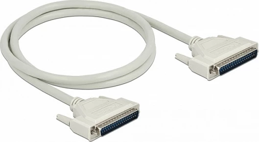 Kabllo seriale DeLOCK D-Sub 37-pin mashkull në mashkull, 1 m, bezhë
