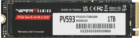 SSD Patriot VIPER PV593, 1TB, M.2 2280, PCIe Gen5 x4