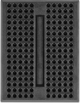 Breadboard mini DeLOCK 170 kontakte, e zezë