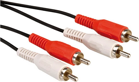 Kabllo audio VALUE RCA stereo 2xRCA-2xRCA, 10m, e zezë