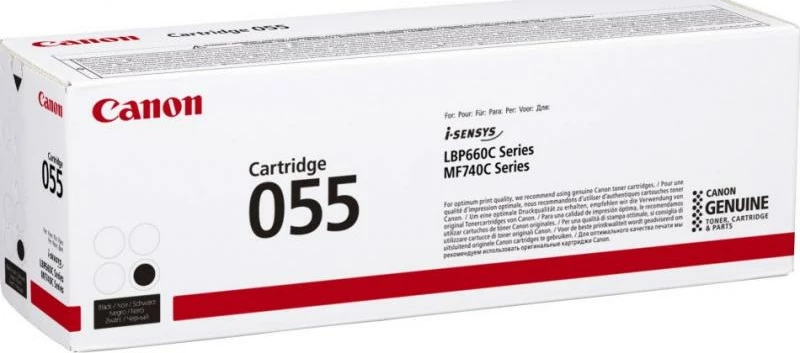 Toner, Canon 055 (3016C002), 2300 faqe, e zezë