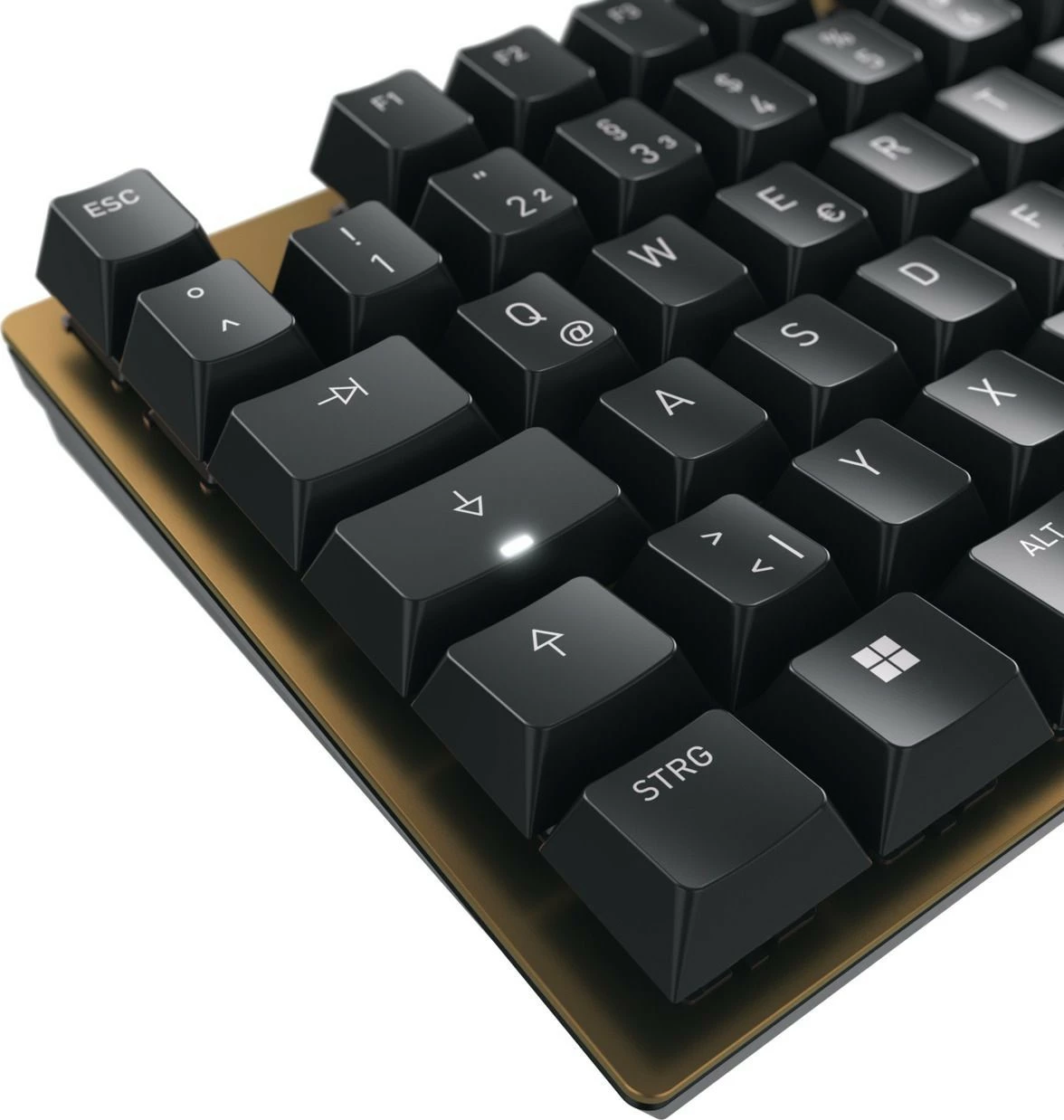 Tastierë Cherry KC 200 MX, mekanike, MX Silent Red, full-size, USB, zi/bronzi