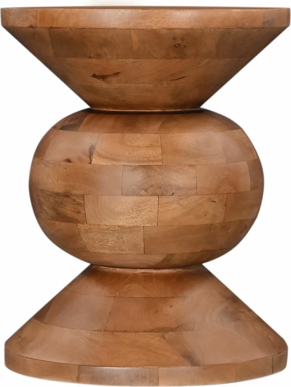 Tavolinë anësore Pearl, dru mango natyral, 40x40x52cm