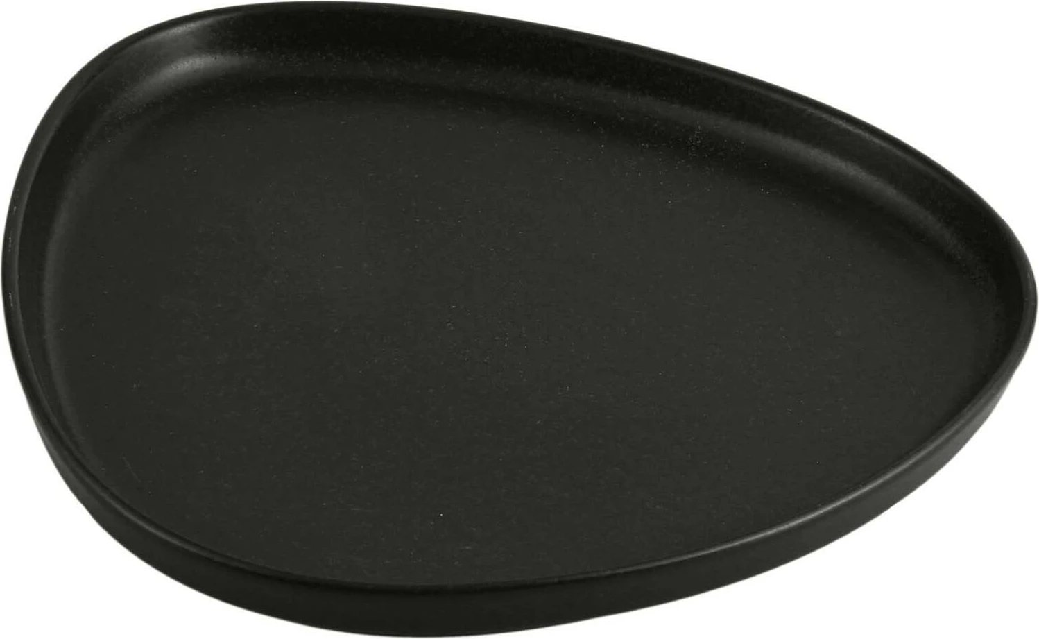 Pjatë trekëndore Porland Seasons Coal 270 mm, set 6 copë, e zezë