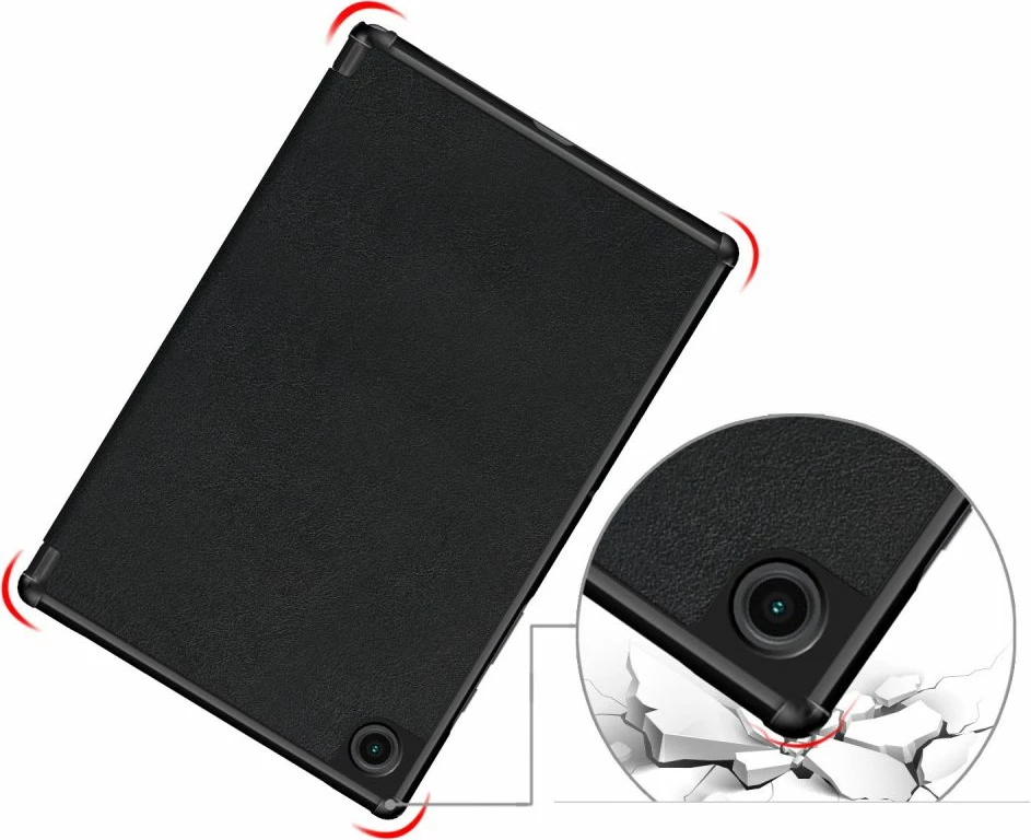Mbështjellës Tech-Protect SmartCase për Samsung Galaxy Tab A8 10.5 X200/X205, zi