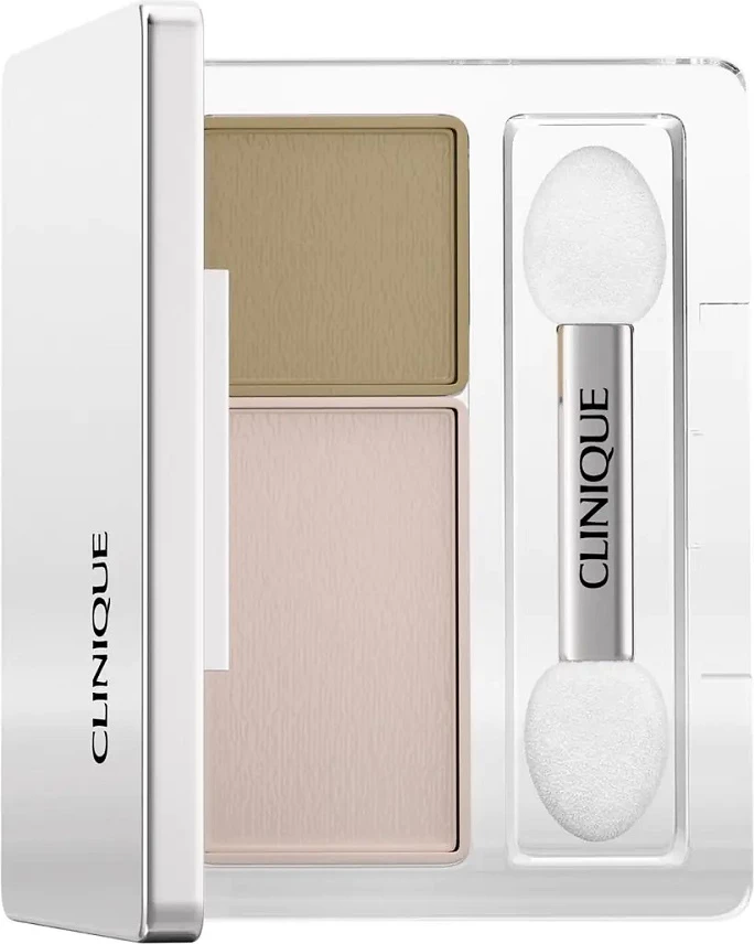 Hije për sy Clinique All About Shadow Duo për femra Seashell Pink/Fawn Satin 1.7g