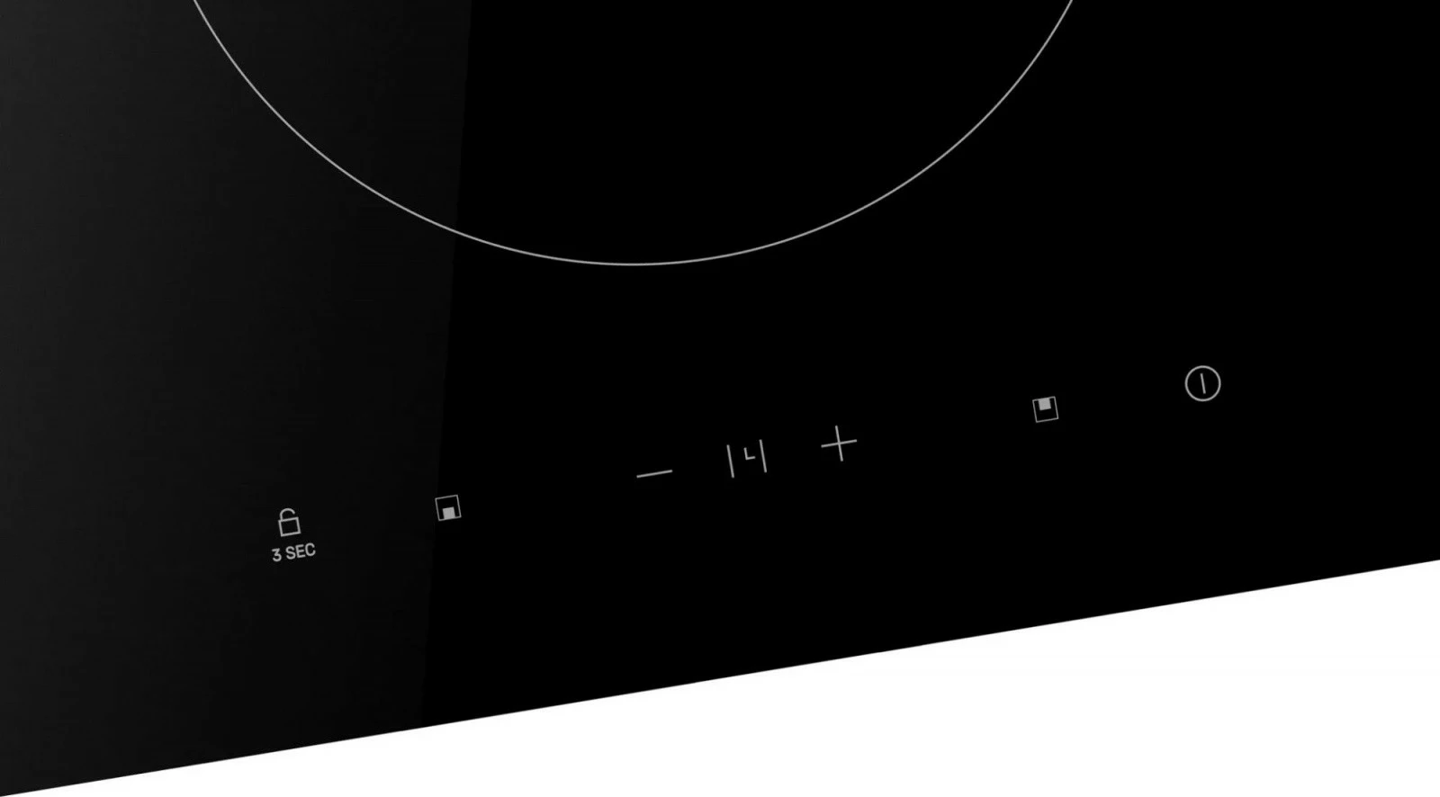 Pllakë induksioni, Amica, PI3520U, 2 zona, 30 cm, 3.7 kW, komandim me prekje, e integrueshme në nivel, e zezë