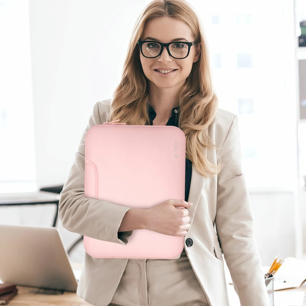 Mbështjellës laptopi Tech-Protect Neoprene 13-14 inç, Rozë